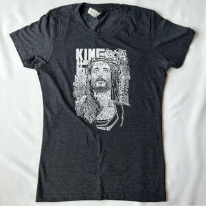 Praise Jesus Theme Women’s Charcoal Tee